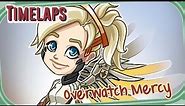 Blizzard Overwatch: Mercy Chibi - Timelaps Art by Chigocraft