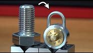 I Turn Stainless Steel Bolts into a Pocket Lock