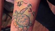 Sea turtles tattoos designed and... - America's Best Tattoos