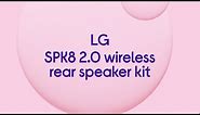 LG SPK8 2.0 Wireless Rear Speaker Kit - Quick Look