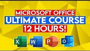 Microsoft Office Tutorial for Beginners: Learn Excel, PowerPoint, Word & Outlook 12 HOURS