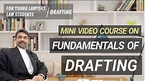 An introduction to the Basics of Drafting of Pleadings - Video 1 of 4
