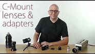 Mount C-Mount lenses on your Blackmagic Pocket Cinema Camera - C-Mount lenses and adapters