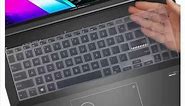 RAYA Silicone Keyboard Skin Cover for ASUS Vivobook Pro 15OLED laptops| Best keyboard protector