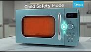 Midea New Retro 21L Microwave Oven - Midea AM821C2RA(GN)