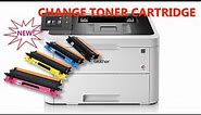 HOW TO CHANGE TONER CARTRIDGE FOR BROTHER HL- L3270CDW