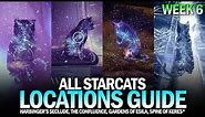 All Starcat Locations Guide - Week 6 (Harbinger's Seclude, Confluence, Gardens of Esila) [Destiny 2]