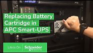 Replacing the Battery Module in a SMX Series APC Smart-UPS | Schneider Electric Support