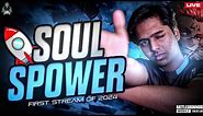 FIRST STREAM OF SpoweR With iQOOSouL🚀 ❤️ | SPOWER GAMING | BGMI LIVE |