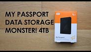 WD 4TB My Passport Portable Hard Drive With Password Protection - Installation and Setup