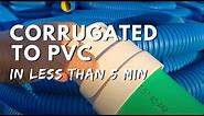 How to Connect PVC to Corrugated Pipe
