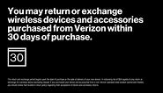 Return a device or accessory within 30 days