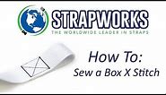 For Beginners: How to Sew a Box X Stitch