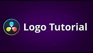 How to Make a Simple Logo Animation - DaVinci Resolve 16 Tutorial
