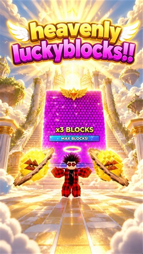 Heavenly Luckyblocks!! #kickaluckyblock #stealabrainrot