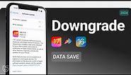 How to Downgrade iOS 17.5/17.4 to iOS 16 Without Data Loss | 2 Ways | 2024 Updated