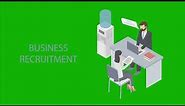 Business Recruitment green screen