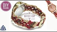 Macrame Watch Strap Tutorial | How to make Macrame Watch Bracelet