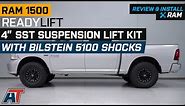 2009-2018 Ram 1500 ReadyLIFT 4"" SST Suspension Lift Kit w/ Bilstein 5100 Shocks Review & Install