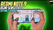 🔥Redmi Note 9 New Best Sensitivity Setting For Bgmi & Pubg Full Gyroscope & NonGyroscope