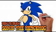 How to Draw Sonic the Hedgehog- Video Lesson