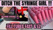 How to fill lipgloss tubes fast & ez | no syringe needed 🙅🏽‍♀️ | KESH THO