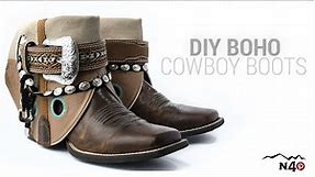 DIY Boho Cowboy Boots