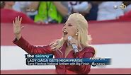 Lady Gaga Sings the National Anthem at Super Bowl 50 | ABC News
