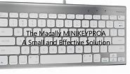 Macally USB Wired Keyboard for Mac and Windows PC - Space Saving Compatible Small Apple Keyboard - 78 Keys External Mac Keyboard for MacBook Pro/Air, iMac, Desktop Mac Mini - Silver Aluminum