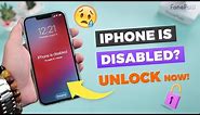 iPhone is Disabled? How to Unlock iPhone/iPad