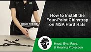 How to Install the Four-Point Chinstrap on MSA Hard Hats