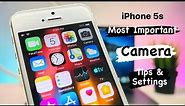 iPhone 5s Top Best Most Important Camera Settings & Tips - Correct Camera Settings