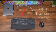 Logitech Ergonomic Setup: Ergo K860 Keyboard and MX Vertical Mouse!