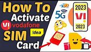 How to activate Vi SIM card | How to activate Vodafone Idea SIM | how to activate Vi 5G Sim
