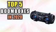 Best Portable Wireless Boomboxes of 2020 || Top 5 Portable BlueTooth Boomboxes Reviews