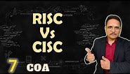 RISC and CISC Architectures in Computer