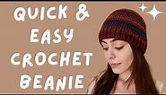 How to Crochet a Beanie / Lion Brand 'Landscapes' Yarn