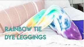 Easy Rainbow Tie Dye Leggings