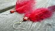 How to Make Feather Earrings -- Quick and Simple Jewelry-making Tutorial