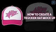 EASIEST WAY TO CREATE A TRUCKER HAT MOCKUP (PHOTOSHOP TUTORIAL)