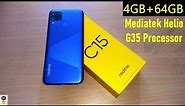 Realme C15 Power Blue SmartPhone Unboxing |4GB + 64GB with Mediatek Helio G35 Gaming Octa Processor