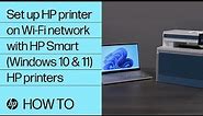 How to set up an HP printer on a wireless network with HP Smart in Windows 11 | HP Support