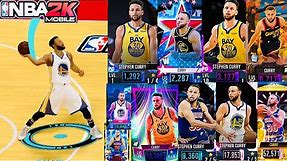 Hitting a Half Court / Full Court Shots With Every Stephen Curry Cards In NBA 2K MOBILE