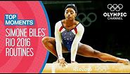 Simone Biles' Rio 2016 individual all-around Final routines | Top Moments
