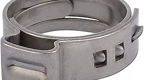 SharkBite 1/2 Inch Clamp Ring, Pack of 100, Stainless Steel Plumbing Fitting, PEX Pipe, PE-RT, UC953CP100