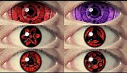 All Naruto Shippuden Real Life Anime Sharingan Eyes from Uchiha Clan Sharingan, Mangekyou, Rinnegan