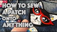 How to Sew a Patch Onto Anything | Sew Anastasia