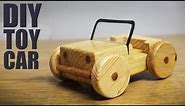 How to make a toy car at home - Wooden Toys Making
