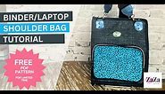 DIY Laptop Shoulder Bag | Crossbody Bag Organizer| iPad Sleeve