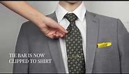 How to properly wear a tie bar | SquareGuard